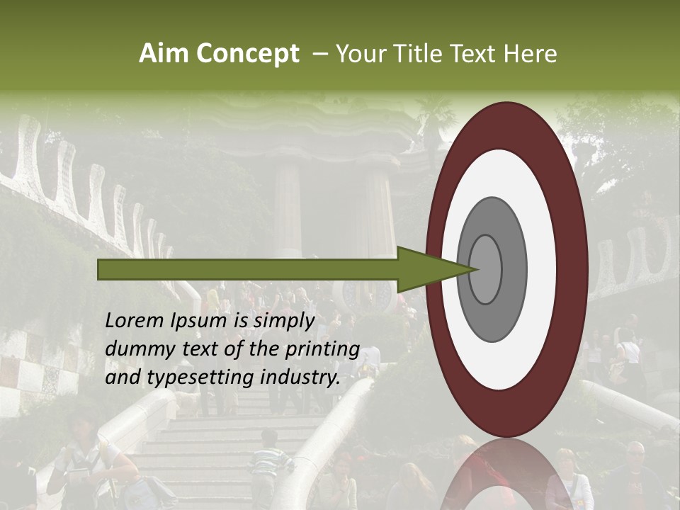 National Park In Barcelona, Spain PowerPoint Template