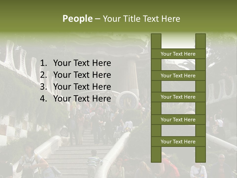 National Park In Barcelona, Spain PowerPoint Template