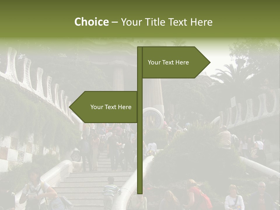 National Park In Barcelona, Spain PowerPoint Template