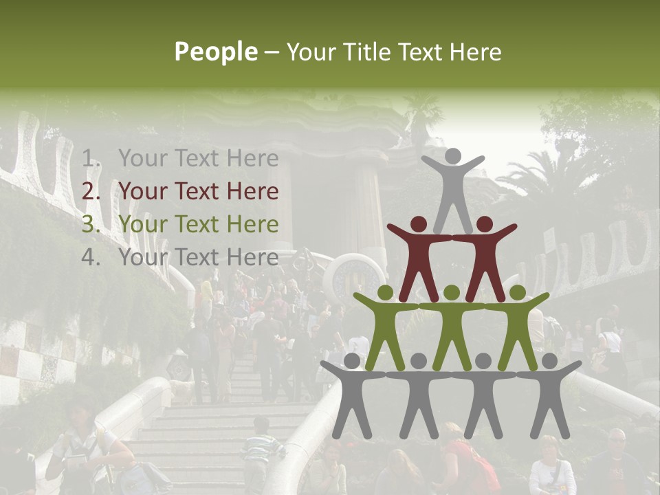 National Park In Barcelona, Spain PowerPoint Template