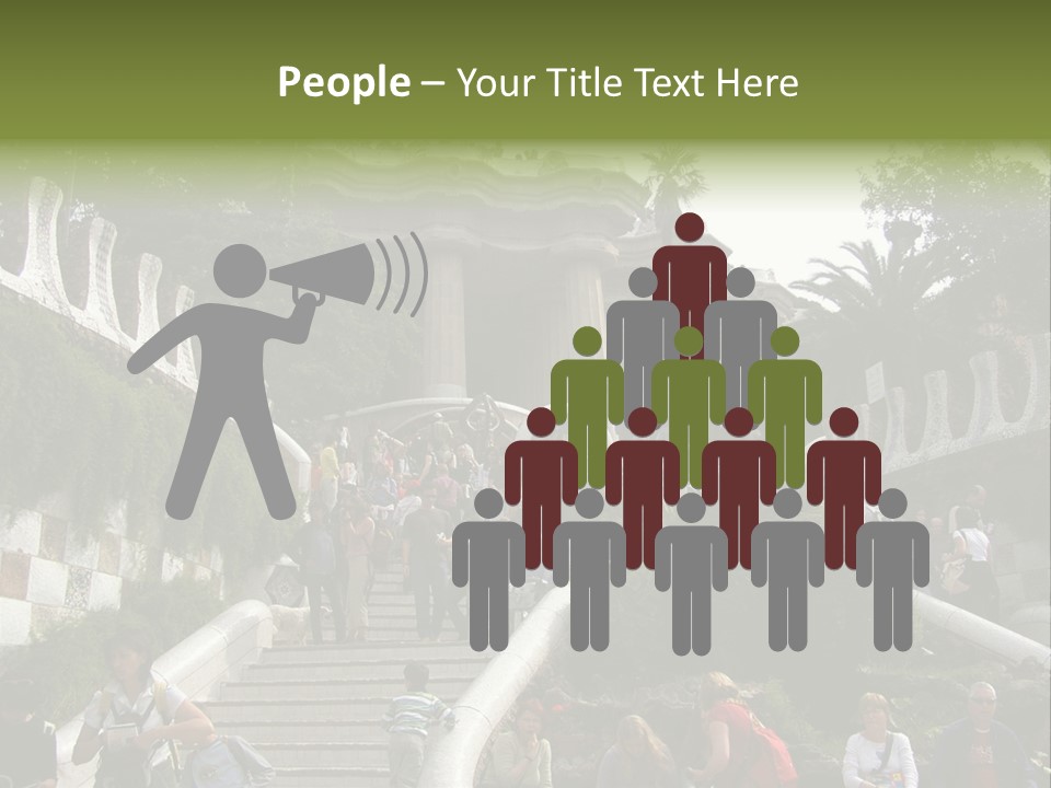 National Park In Barcelona, Spain PowerPoint Template