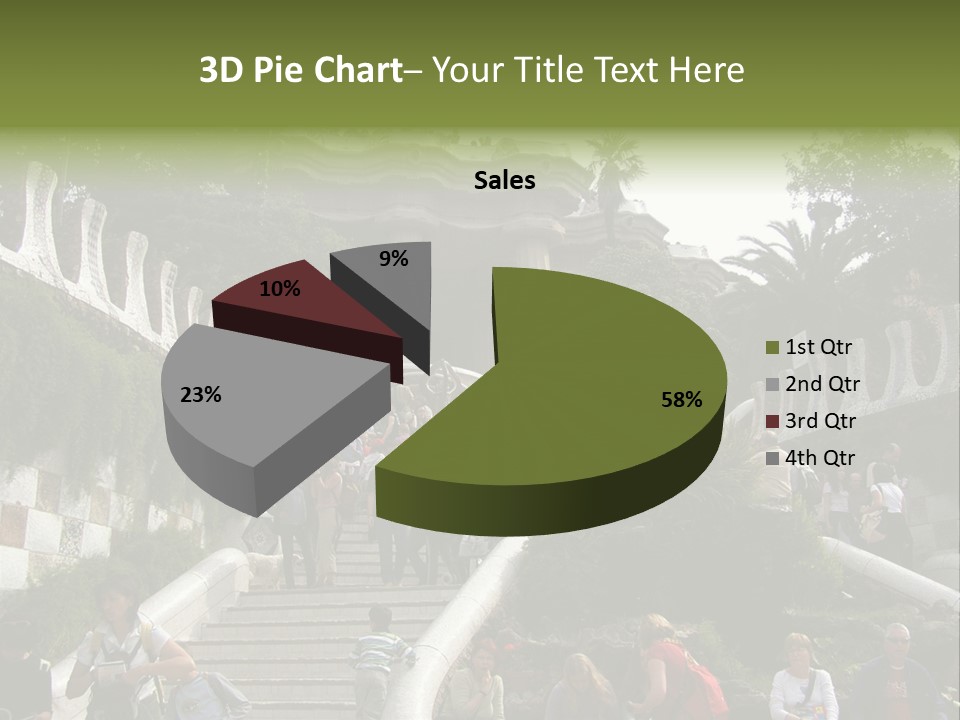 National Park In Barcelona, Spain PowerPoint Template