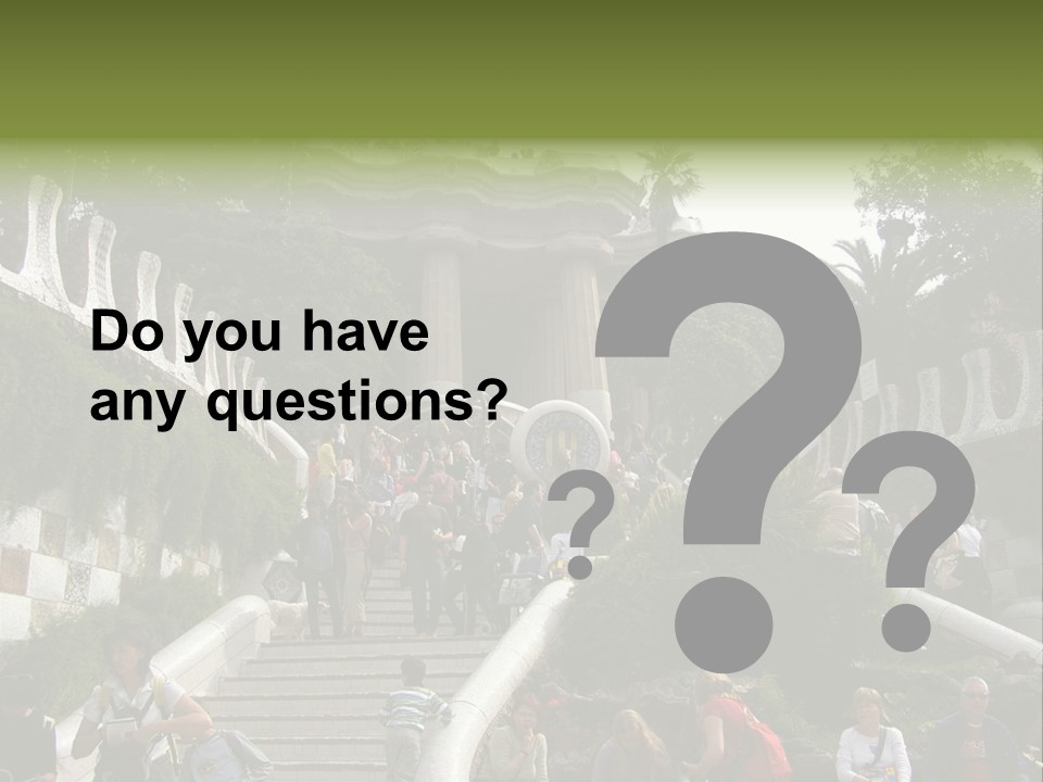 National Park In Barcelona, Spain PowerPoint Template