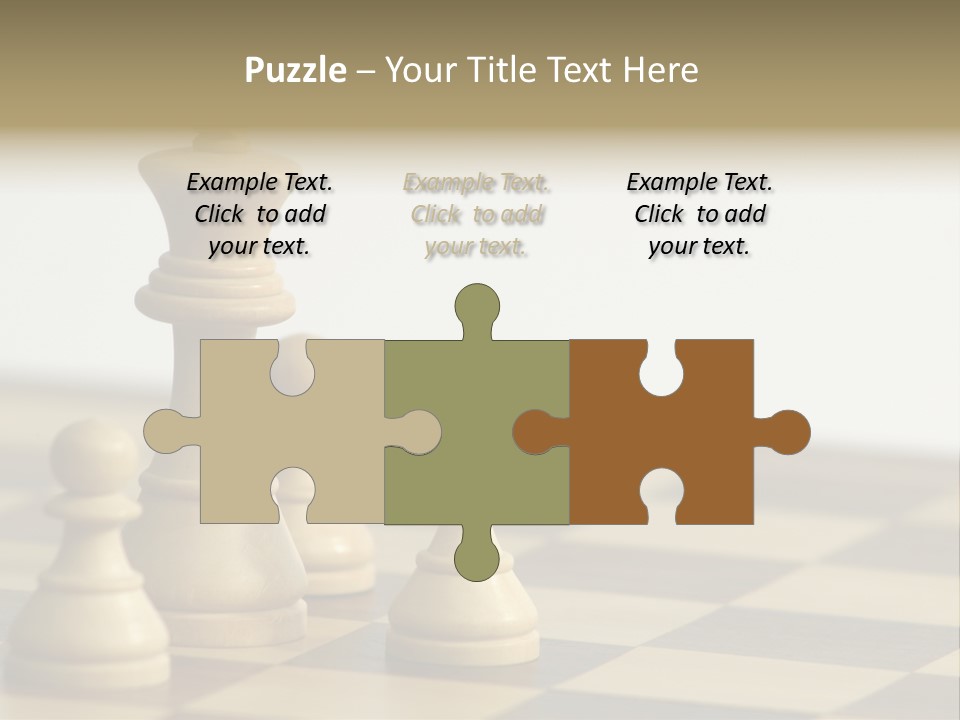 A Group Of Chess Pieces On A Chess Board PowerPoint Template
