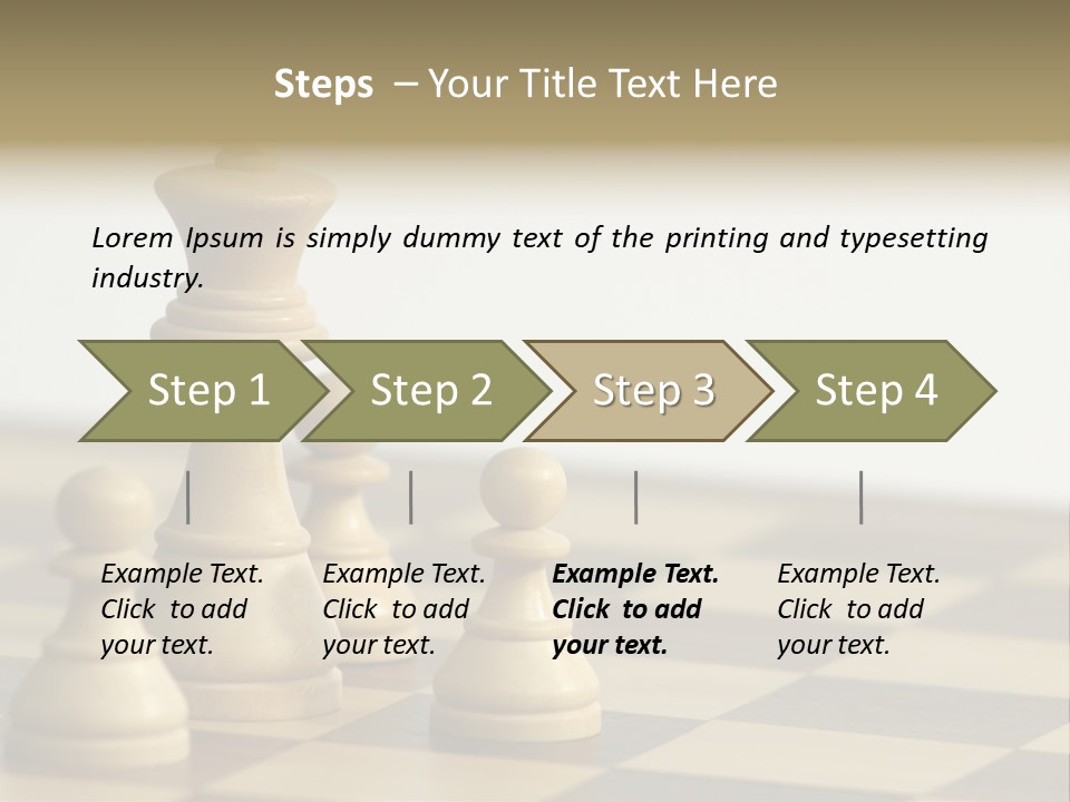 A Group Of Chess Pieces On A Chess Board PowerPoint Template