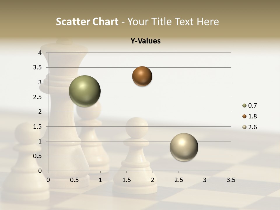 A Group Of Chess Pieces On A Chess Board PowerPoint Template