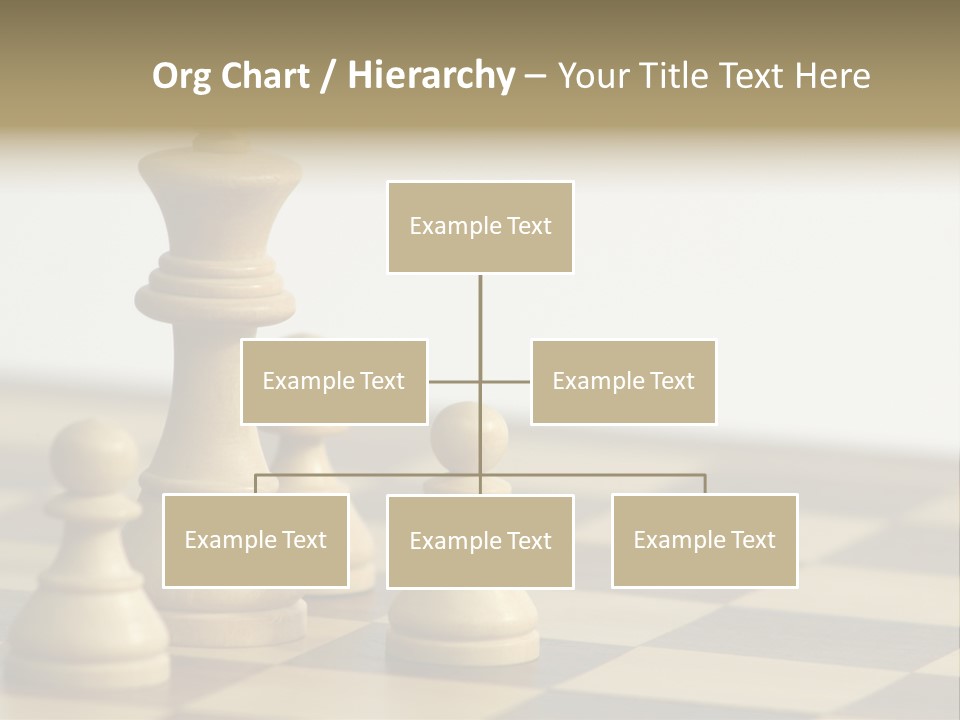 A Group Of Chess Pieces On A Chess Board PowerPoint Template