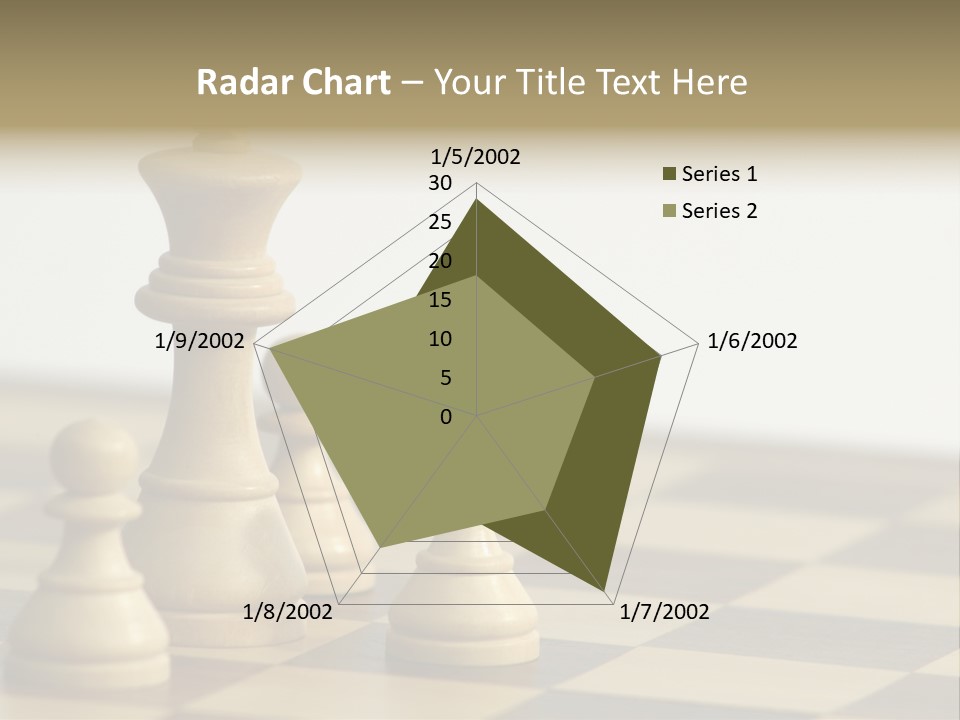 A Group Of Chess Pieces On A Chess Board PowerPoint Template