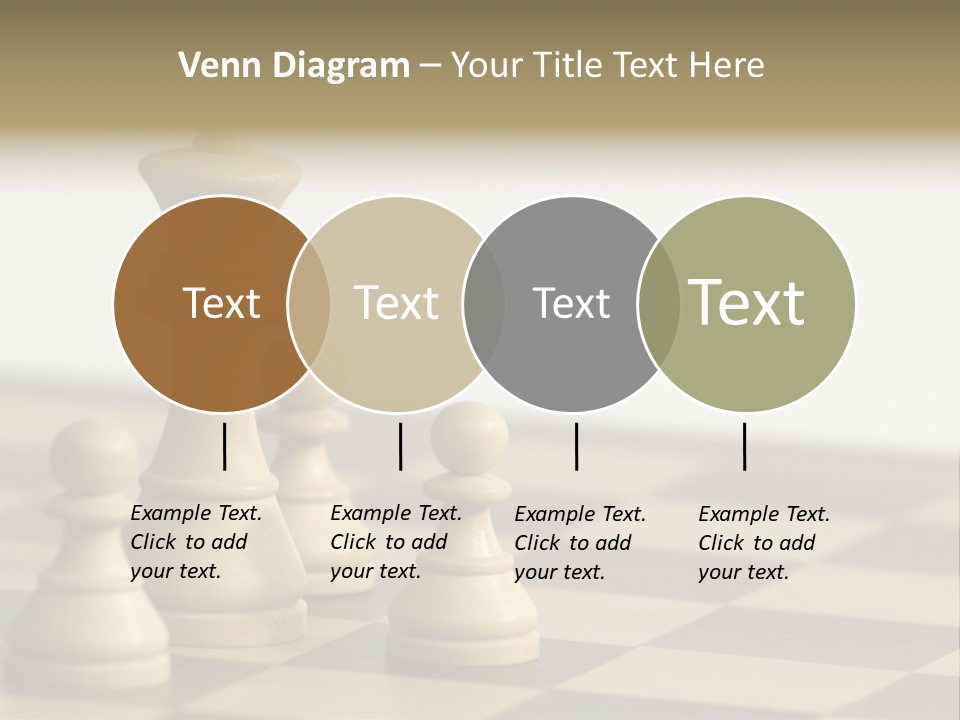 A Group Of Chess Pieces On A Chess Board PowerPoint Template