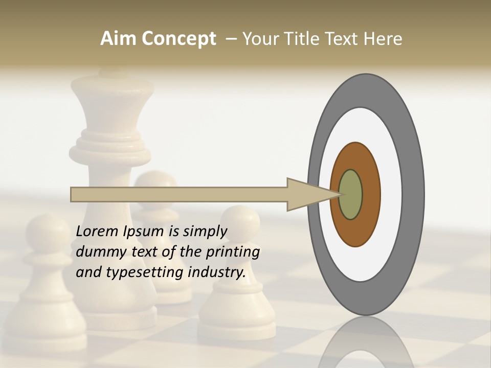 A Group Of Chess Pieces On A Chess Board PowerPoint Template