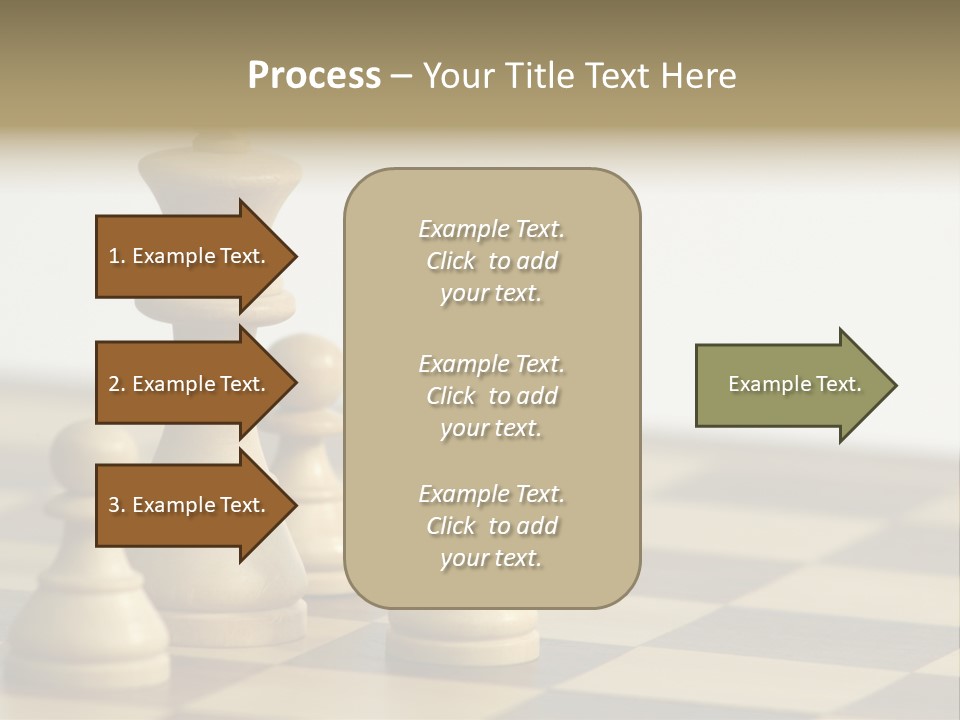 A Group Of Chess Pieces On A Chess Board PowerPoint Template