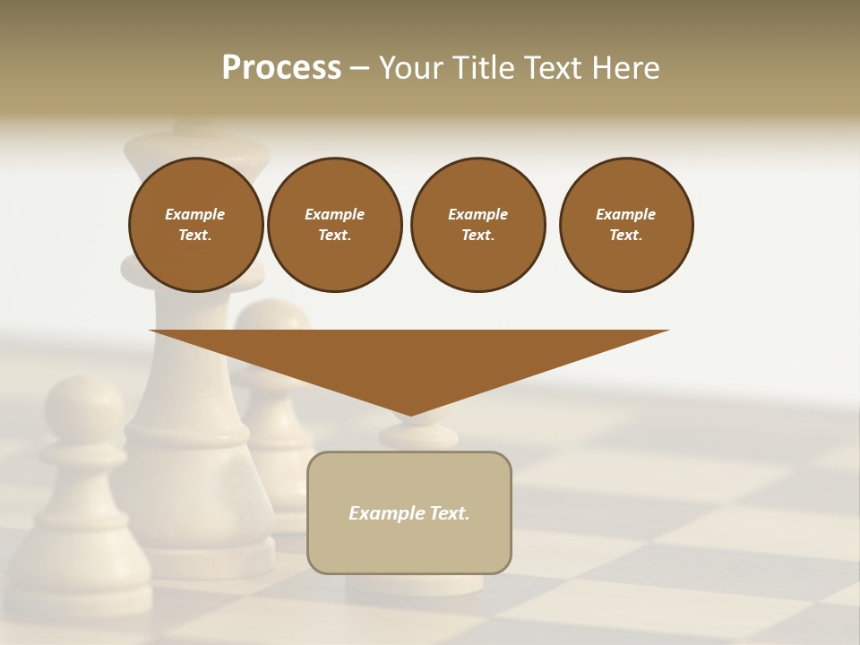 A Group Of Chess Pieces On A Chess Board PowerPoint Template