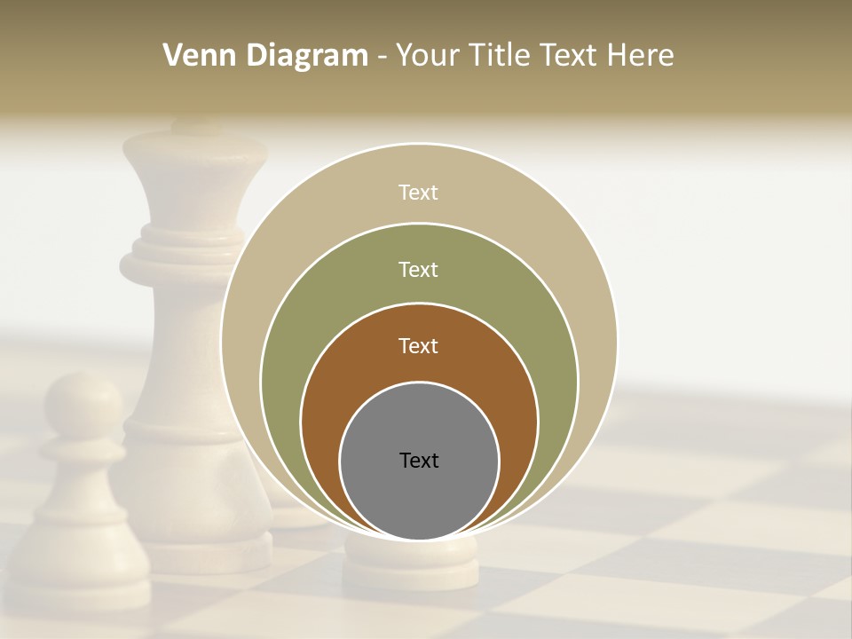 A Group Of Chess Pieces On A Chess Board PowerPoint Template