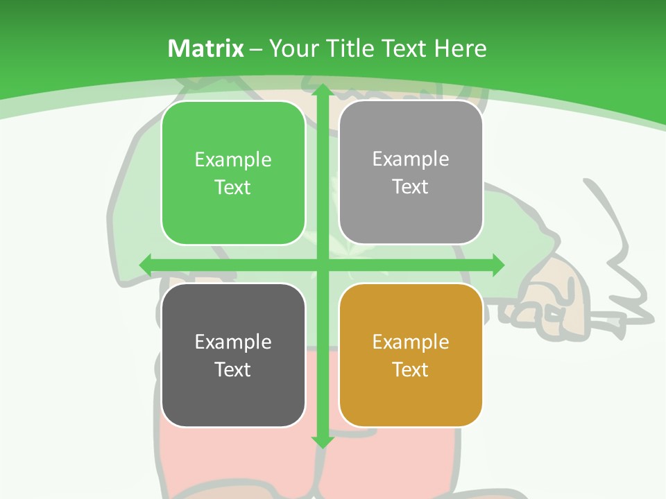 Hippie Smoking A Joint - See My Portfolio For More Great Vectors! PowerPoint Template