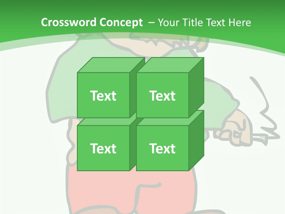 Hippie Smoking A Joint - See My Portfolio For More Great Vectors! PowerPoint Template