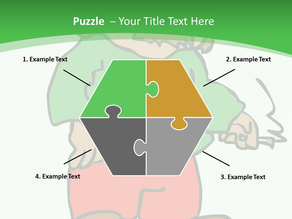 Hippie Smoking A Joint - See My Portfolio For More Great Vectors! PowerPoint Template