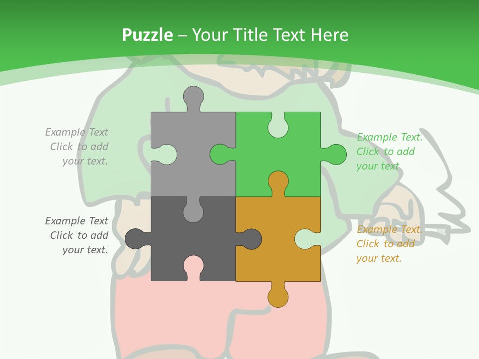 Hippie Smoking A Joint - See My Portfolio For More Great Vectors! PowerPoint Template