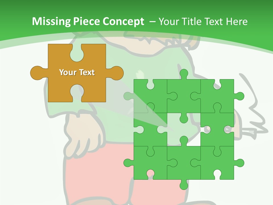 Hippie Smoking A Joint - See My Portfolio For More Great Vectors! PowerPoint Template