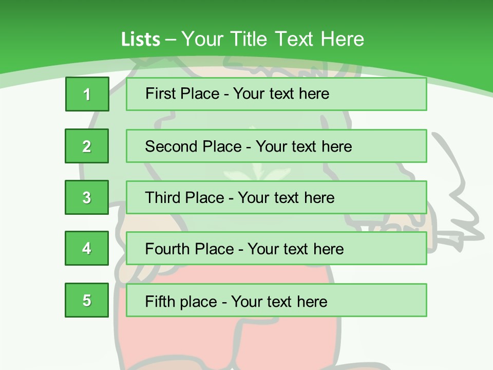 Hippie Smoking A Joint - See My Portfolio For More Great Vectors! PowerPoint Template