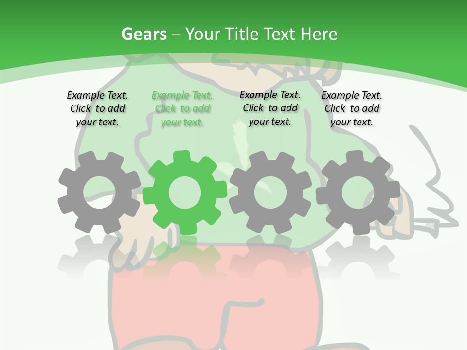 Hippie Smoking A Joint - See My Portfolio For More Great Vectors! PowerPoint Template