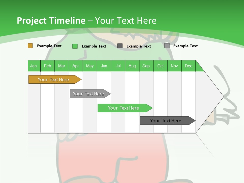 Hippie Smoking A Joint - See My Portfolio For More Great Vectors! PowerPoint Template