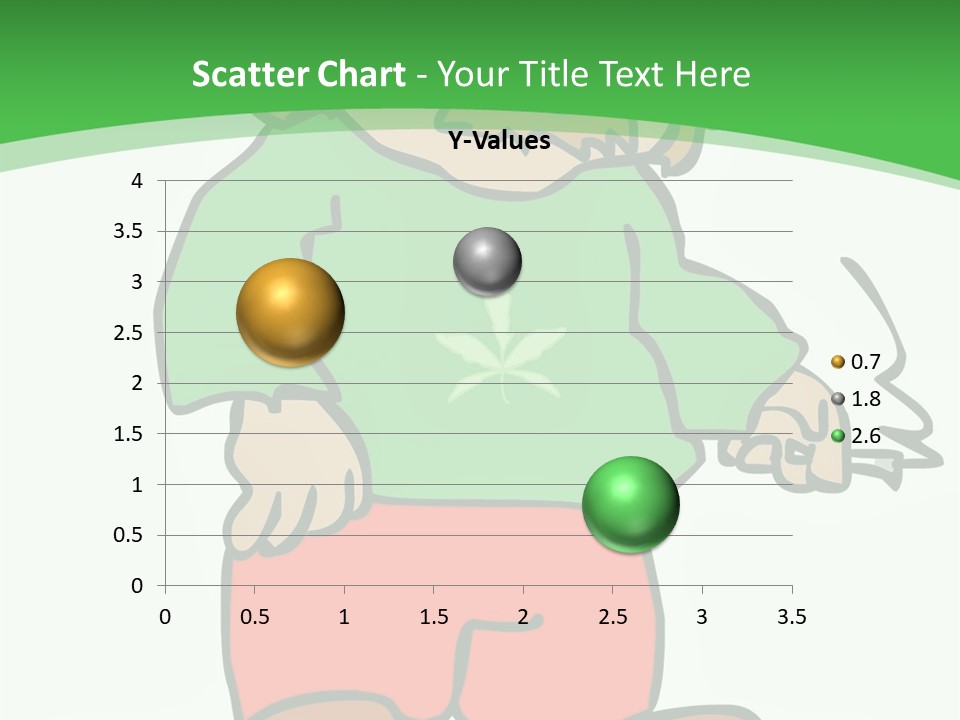Hippie Smoking A Joint - See My Portfolio For More Great Vectors! PowerPoint Template