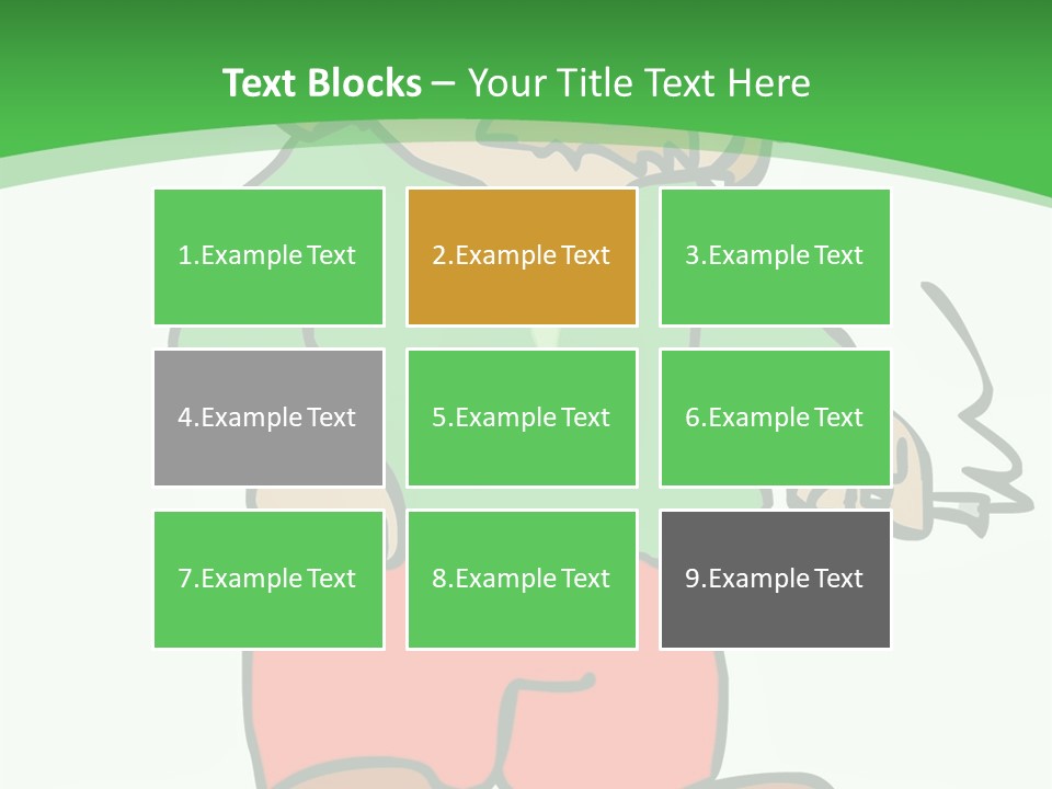 Hippie Smoking A Joint - See My Portfolio For More Great Vectors! PowerPoint Template