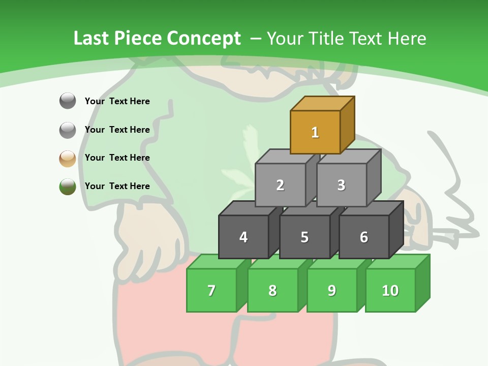 Hippie Smoking A Joint - See My Portfolio For More Great Vectors! PowerPoint Template