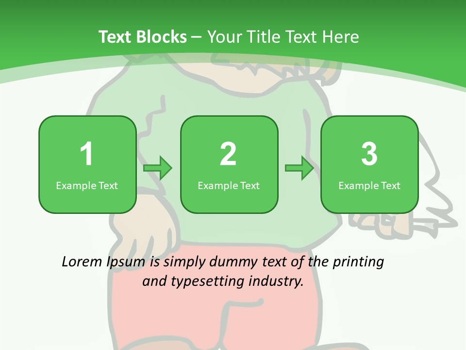 Hippie Smoking A Joint - See My Portfolio For More Great Vectors! PowerPoint Template