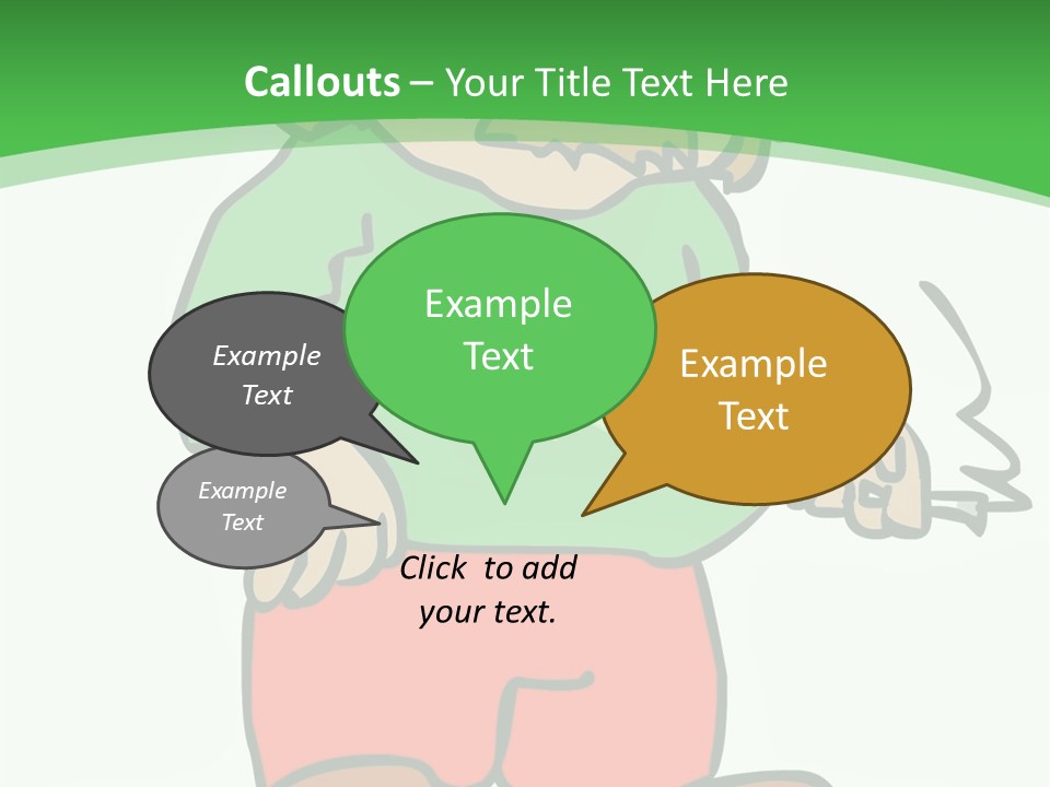 Hippie Smoking A Joint - See My Portfolio For More Great Vectors! PowerPoint Template