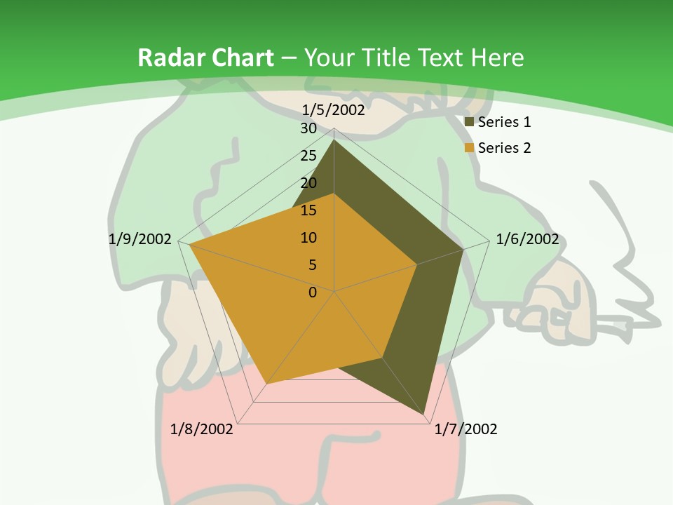 Hippie Smoking A Joint - See My Portfolio For More Great Vectors! PowerPoint Template