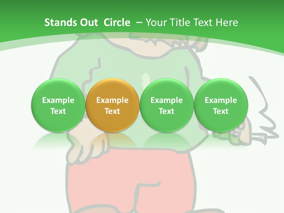 Hippie Smoking A Joint - See My Portfolio For More Great Vectors! PowerPoint Template