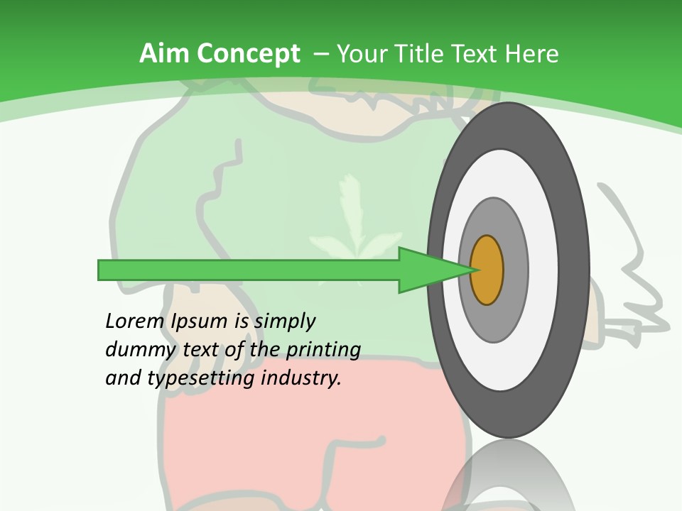 Hippie Smoking A Joint - See My Portfolio For More Great Vectors! PowerPoint Template