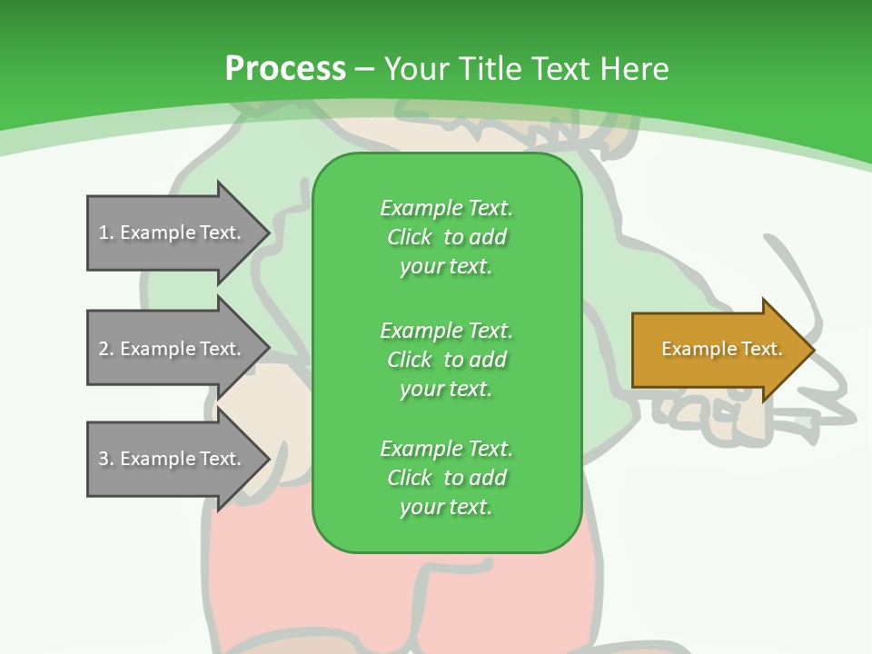 Hippie Smoking A Joint - See My Portfolio For More Great Vectors! PowerPoint Template
