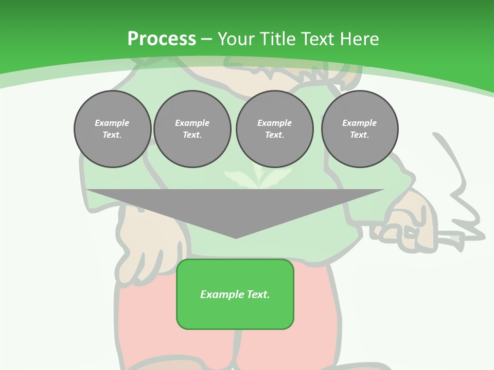 Hippie Smoking A Joint - See My Portfolio For More Great Vectors! PowerPoint Template