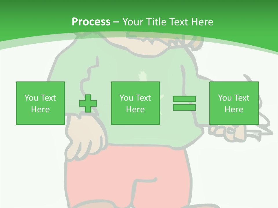 Hippie Smoking A Joint - See My Portfolio For More Great Vectors! PowerPoint Template