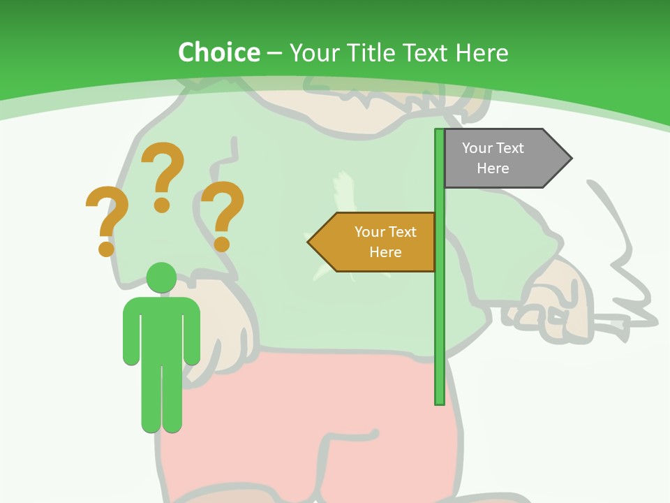 Hippie Smoking A Joint - See My Portfolio For More Great Vectors! PowerPoint Template