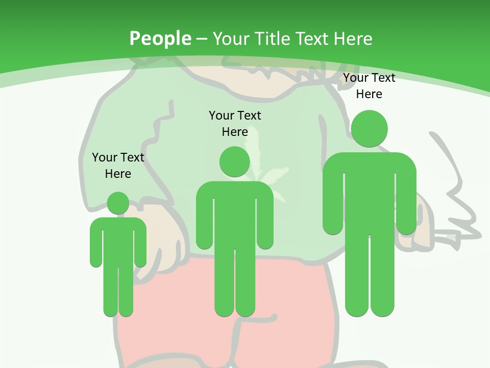 Hippie Smoking A Joint - See My Portfolio For More Great Vectors! PowerPoint Template