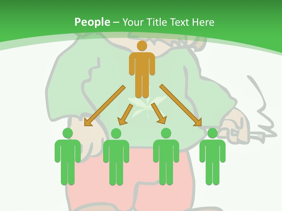 Hippie Smoking A Joint - See My Portfolio For More Great Vectors! PowerPoint Template