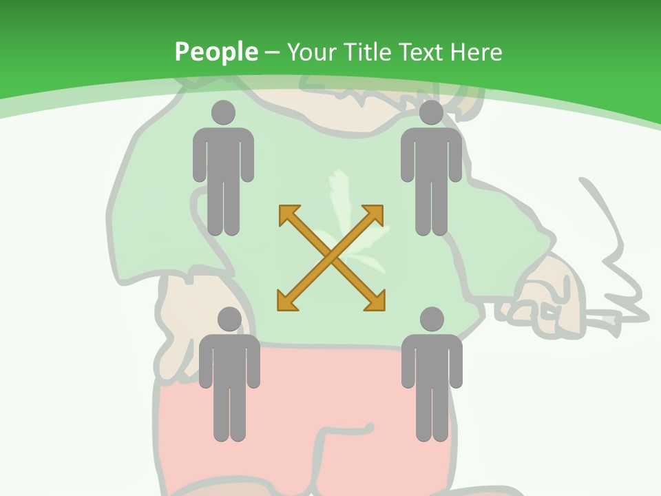 Hippie Smoking A Joint - See My Portfolio For More Great Vectors! PowerPoint Template