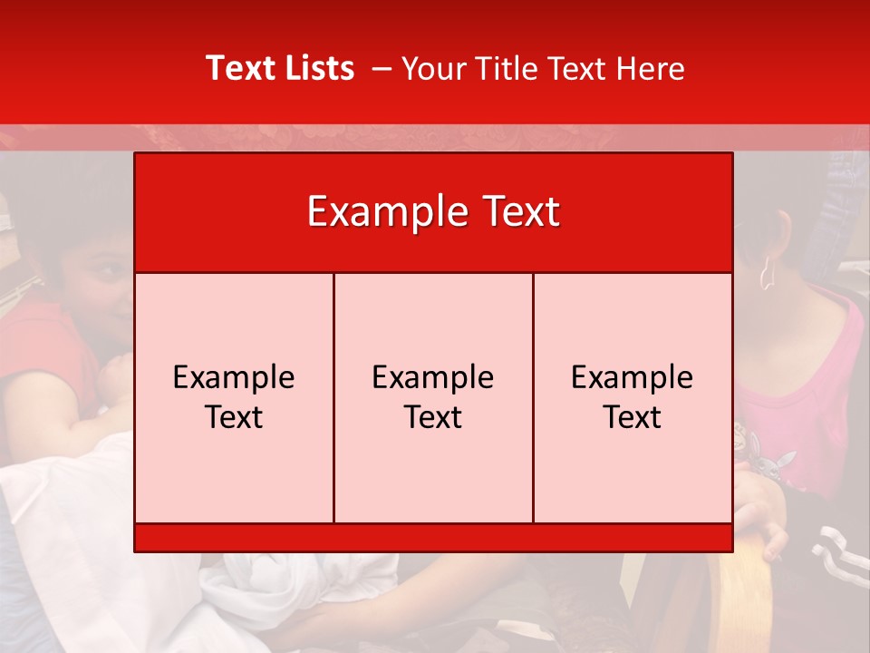 Kids Admiring Their Newborn Brother And Cousin At The Birthing Center. PowerPoint Template