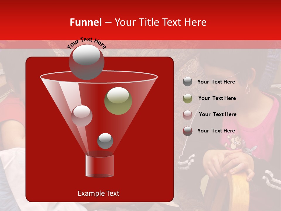 Kids Admiring Their Newborn Brother And Cousin At The Birthing Center. PowerPoint Template