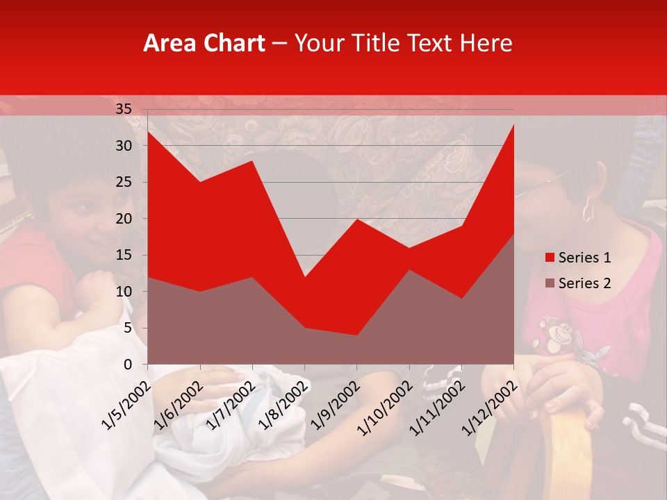 Kids Admiring Their Newborn Brother And Cousin At The Birthing Center. PowerPoint Template