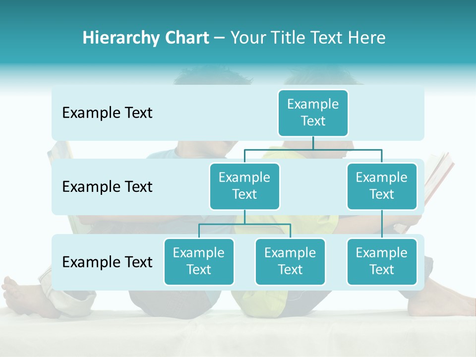 Two Friends Reading A Book, One Boy Looks At The Book Of The Other, Laughing. PowerPoint Template