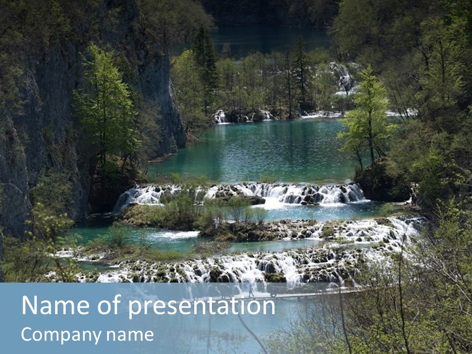 Plitvice Lakes PowerPoint Template