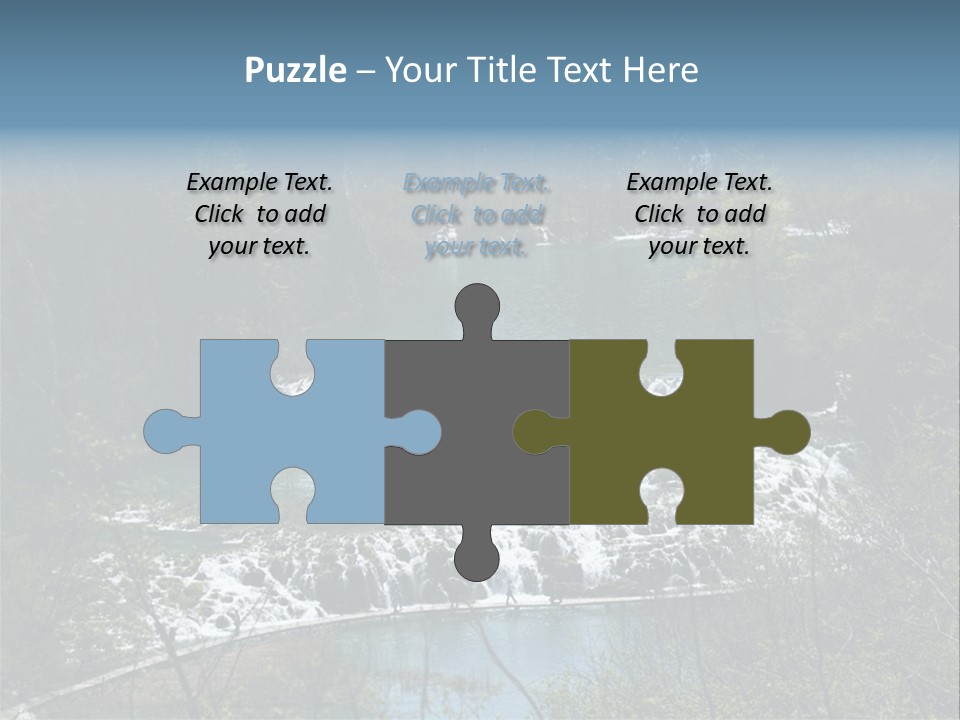 Plitvice Lakes PowerPoint Template