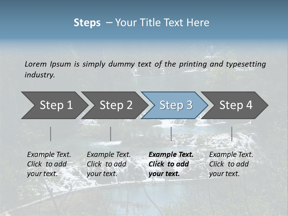 Plitvice Lakes PowerPoint Template