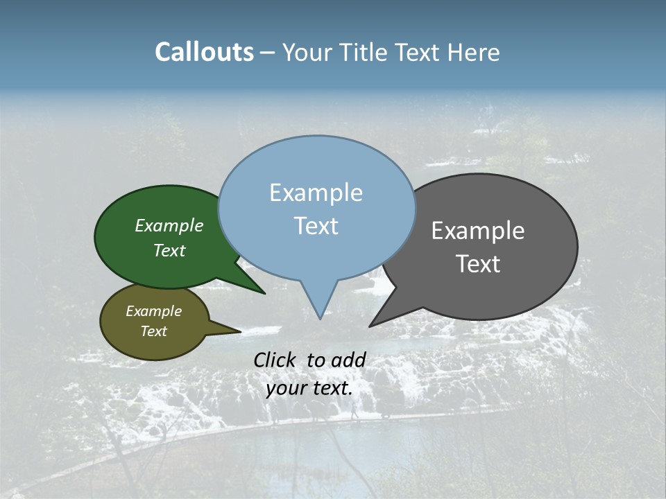 Plitvice Lakes PowerPoint Template