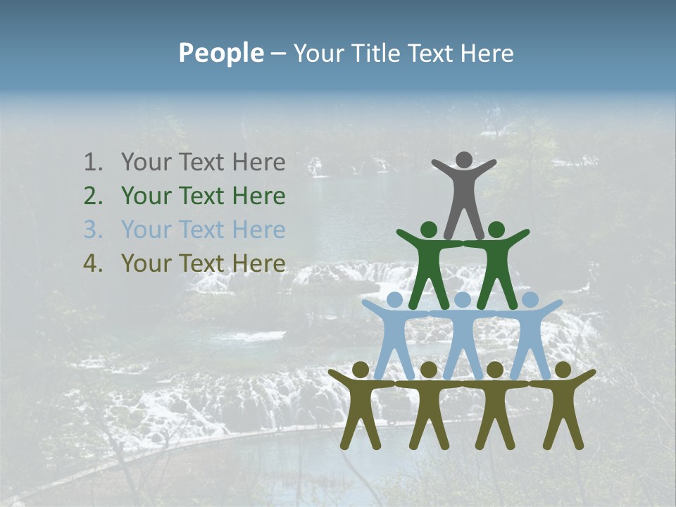 Plitvice Lakes PowerPoint Template