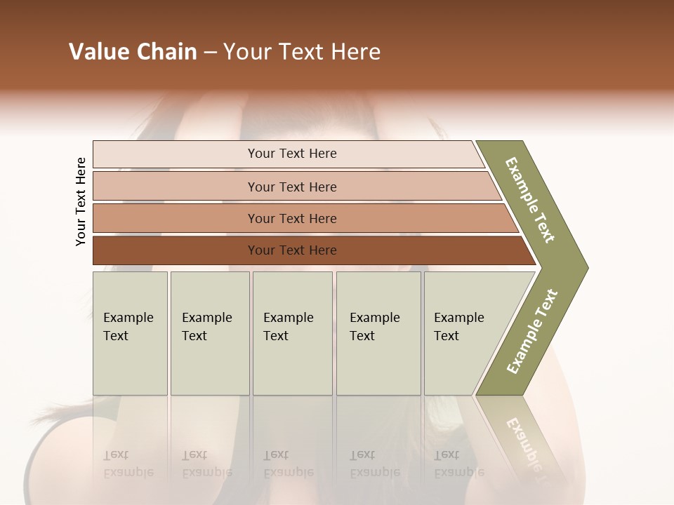 Woman With A Headache Over White Background PowerPoint Template